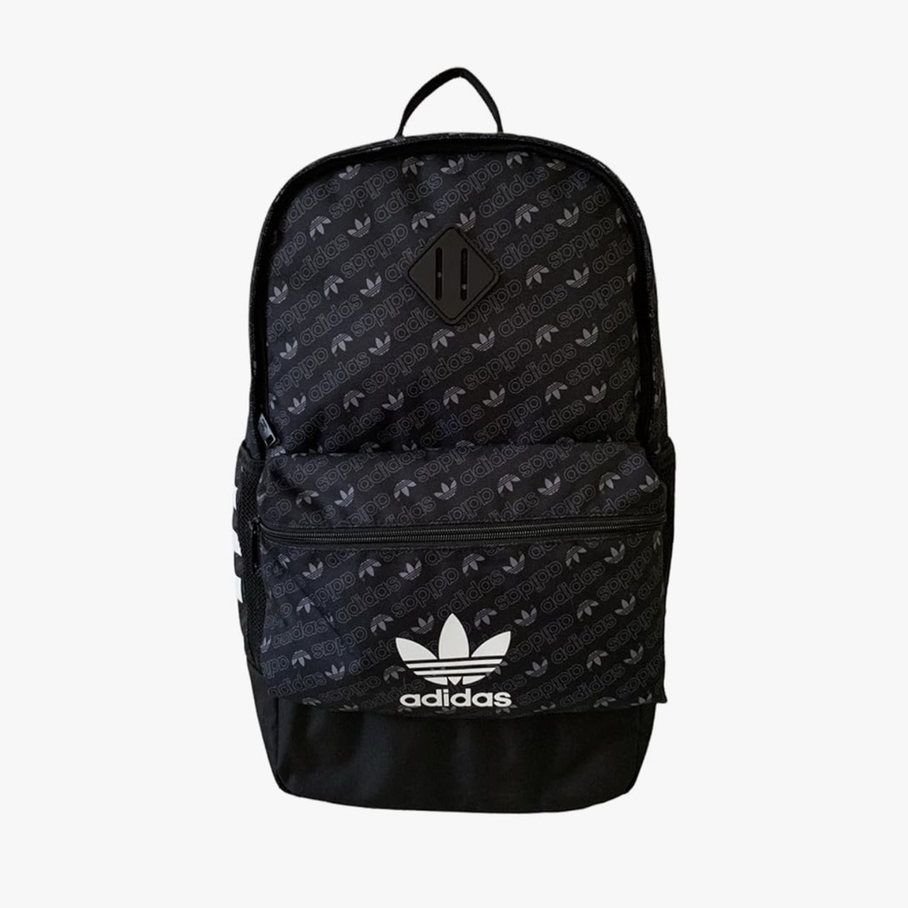 ADIDAS ORIGINALS BASE BACKPACK MONOGRAM/BLACK/WHITE, NEW NO TAG